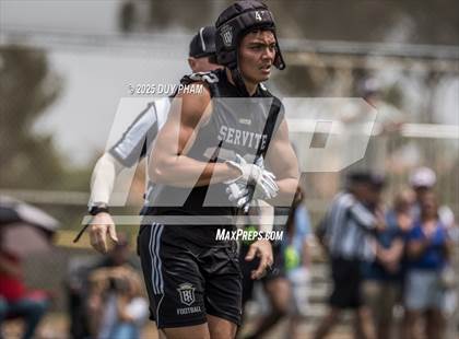 Thumbnail 3 in Servite VS Corona Del Mar (Battle at the Beach 7on7) photogallery.