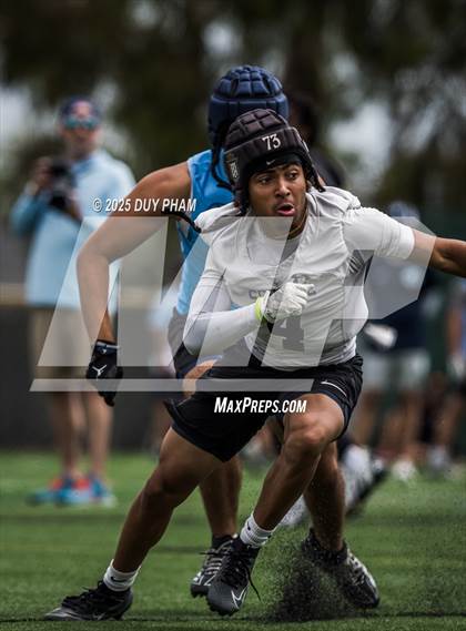 Thumbnail 1 in Servite VS Corona Del Mar (Battle at the Beach 7on7) photogallery.