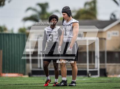 Thumbnail 1 in Servite VS Corona Del Mar (Battle at the Beach 7on7) photogallery.