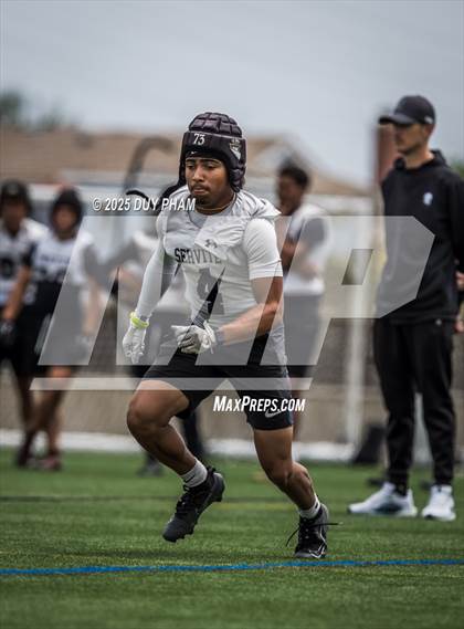 Thumbnail 1 in Servite VS Corona Del Mar (Battle at the Beach 7on7) photogallery.