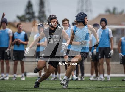 Thumbnail 2 in Servite VS Corona Del Mar (Battle at the Beach 7on7) photogallery.