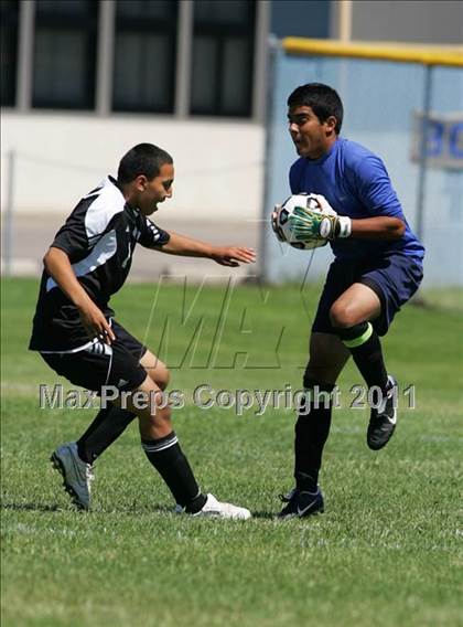 Thumbnail 2 in Lathrop vs Enochs (Timberwolves Cup) photogallery.