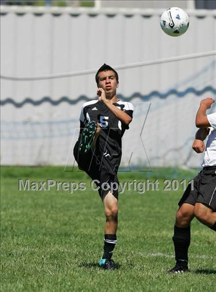 Thumbnail 2 in Lathrop vs Enochs (Timberwolves Cup) photogallery.
