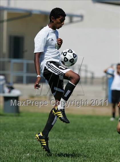 Thumbnail 3 in Lathrop vs Enochs (Timberwolves Cup) photogallery.