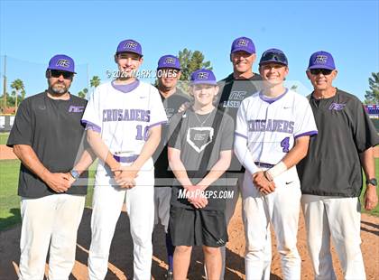 Thumbnail 2 in San Tan Foothills @ Northwest Christian (Senior Night) photogallery.