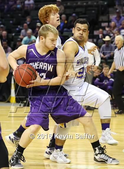Thumbnail 1 in Kit Carson vs. Cheraw  (CHSAA 1A Consolation Semifinal) photogallery.
