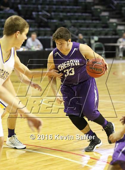 Thumbnail 2 in Kit Carson vs. Cheraw  (CHSAA 1A Consolation Semifinal) photogallery.