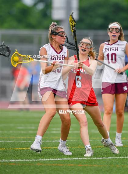 Thumbnail 1 in Palmyra-Macedon vs Aquinas (NYSPHSAA Section V Class C Finals) photogallery.