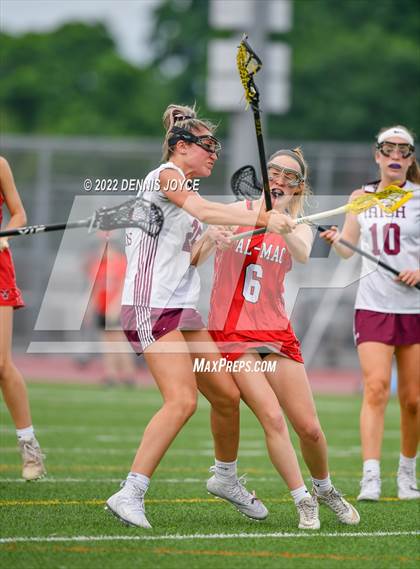 Thumbnail 2 in Palmyra-Macedon vs Aquinas (NYSPHSAA Section V Class C Finals) photogallery.