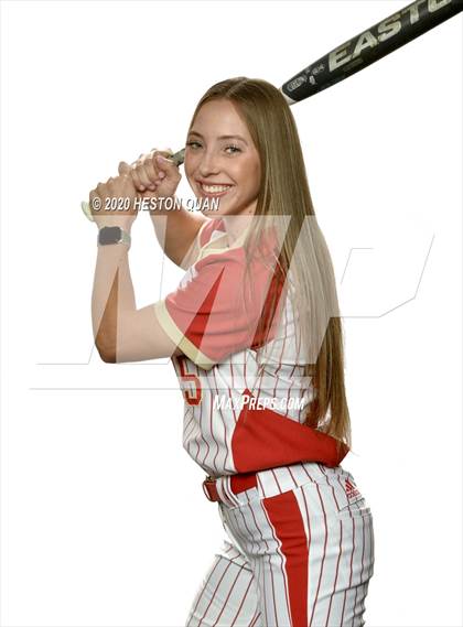 Thumbnail 3 in Trinity League Softball Media Day - Orange Lutheran photogallery.