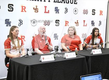 Thumbnail 2 in Trinity League Softball Media Day - Orange Lutheran photogallery.
