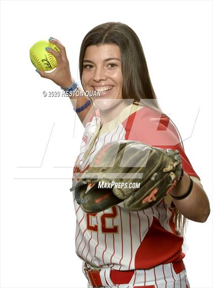 Thumbnail 2 in Trinity League Softball Media Day - Orange Lutheran photogallery.