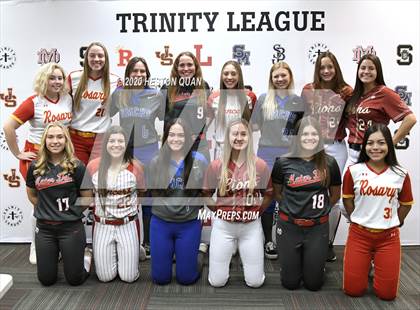 Thumbnail 3 in Trinity League Softball Media Day - Orange Lutheran photogallery.