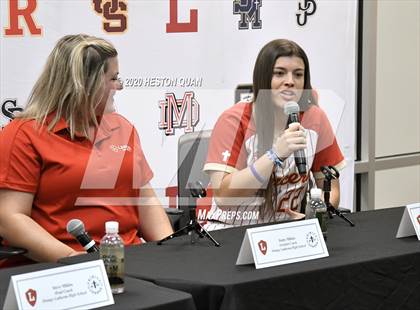 Thumbnail 2 in Trinity League Softball Media Day - Orange Lutheran photogallery.