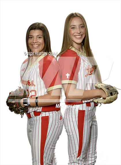 Thumbnail 1 in Trinity League Softball Media Day - Orange Lutheran photogallery.