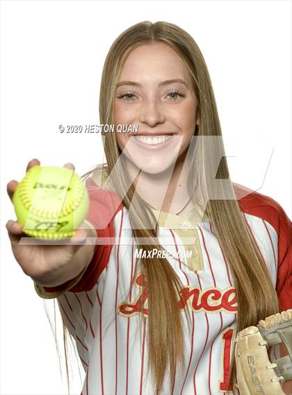 Thumbnail 2 in Trinity League Softball Media Day - Orange Lutheran photogallery.