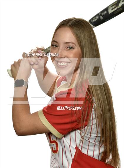 Thumbnail 2 in Trinity League Softball Media Day - Orange Lutheran photogallery.
