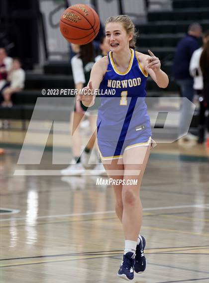Thumbnail 1 in Norwood vs Pentucket Regional (MIAA Division 2 Round of 16) photogallery.