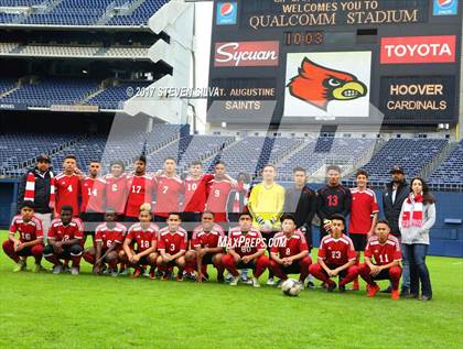 Thumbnail 1 in Hoover vs. St. Augustine (City Championship @ Qualcomm Stadium) photogallery.
