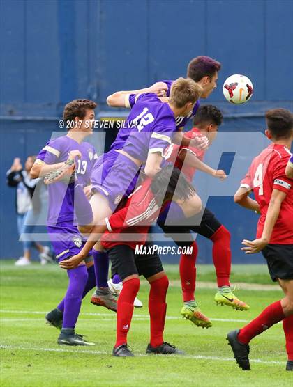 Thumbnail 2 in Hoover vs. St. Augustine (City Championship @ Qualcomm Stadium) photogallery.