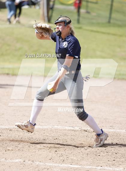 Thumbnail 2 in New Plymouth vs. Orofino (IDHSAA 2A Losers Bracket Round 2) photogallery.