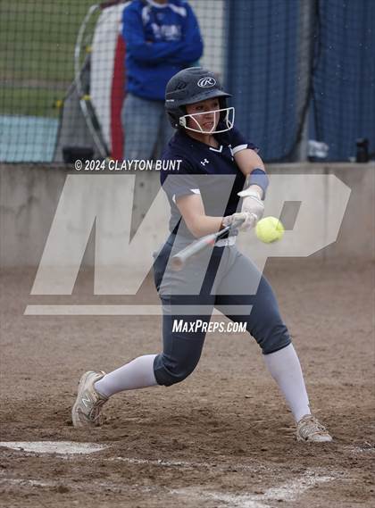 Thumbnail 2 in New Plymouth vs. Orofino (IDHSAA 2A Losers Bracket Round 2) photogallery.