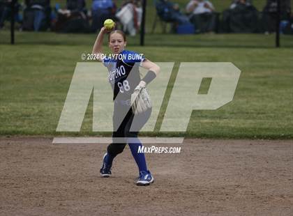 Thumbnail 2 in New Plymouth vs. Orofino (IDHSAA 2A Losers Bracket Round 2) photogallery.
