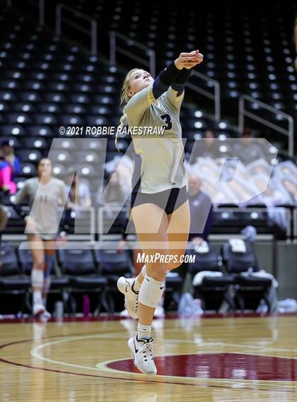 Thumbnail 3 in Keller vs. Ridge Point (UIL Volleyball 6A Semifinals) photogallery.