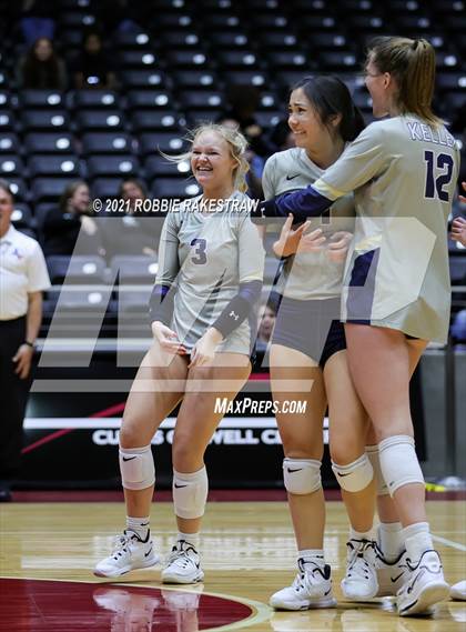 Thumbnail 2 in Keller vs. Ridge Point (UIL Volleyball 6A Semifinals) photogallery.