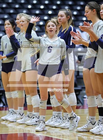 Thumbnail 3 in Keller vs. Ridge Point (UIL Volleyball 6A Semifinals) photogallery.