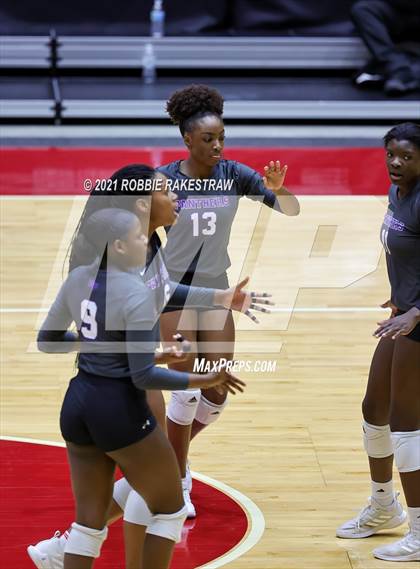 Thumbnail 2 in Keller vs. Ridge Point (UIL Volleyball 6A Semifinals) photogallery.