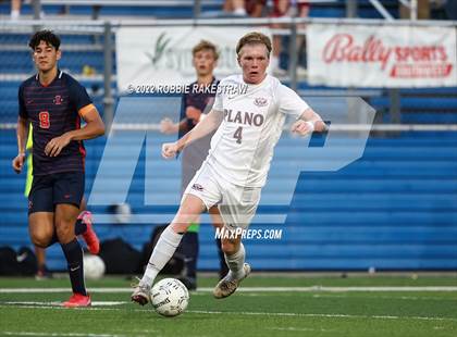 Thumbnail 3 in Seven Lakes vs. Plano (UIL 6A Boys Soccer State Semifinal) photogallery.