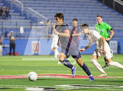 Thumbnail 1 in Seven Lakes vs. Plano (UIL 6A Boys Soccer State Semifinal) photogallery.