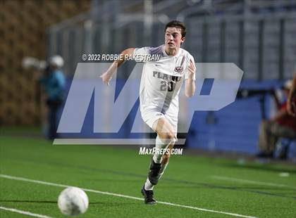 Thumbnail 1 in Seven Lakes vs. Plano (UIL 6A Boys Soccer State Semifinal) photogallery.