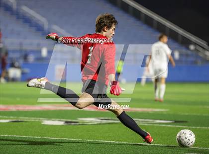 Thumbnail 3 in Seven Lakes vs. Plano (UIL 6A Boys Soccer State Semifinal) photogallery.