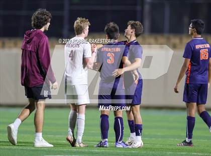 Thumbnail 1 in Seven Lakes vs. Plano (UIL 6A Boys Soccer State Semifinal) photogallery.