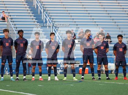 Thumbnail 2 in Seven Lakes vs. Plano (UIL 6A Boys Soccer State Semifinal) photogallery.