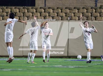 Thumbnail 2 in Seven Lakes vs. Plano (UIL 6A Boys Soccer State Semifinal) photogallery.