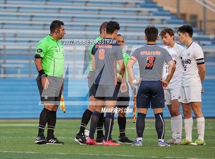 Thumbnail 2 in Seven Lakes vs. Plano (UIL 6A Boys Soccer State Semifinal) photogallery.