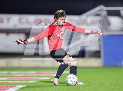 Thumbnail 3 in Seven Lakes vs. Plano (UIL 6A Boys Soccer State Semifinal) photogallery.