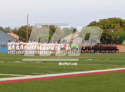 Thumbnail 2 in Seven Lakes vs. Plano (UIL 6A Boys Soccer State Semifinal) photogallery.