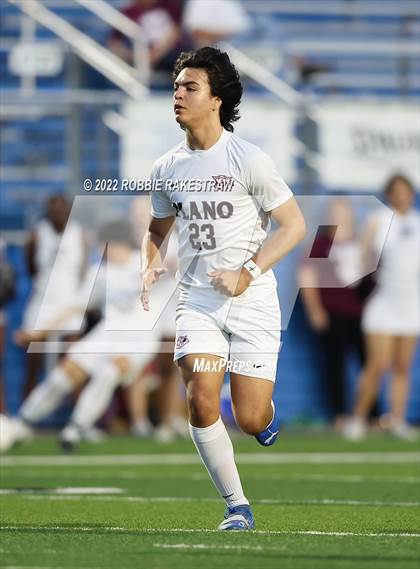 Thumbnail 3 in Seven Lakes vs. Plano (UIL 6A Boys Soccer State Semifinal) photogallery.