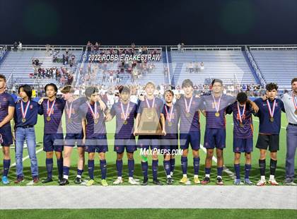 Thumbnail 1 in Seven Lakes vs. Plano (UIL 6A Boys Soccer State Semifinal) photogallery.
