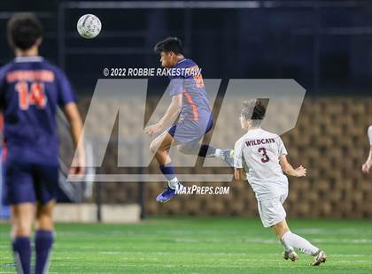 Thumbnail 3 in Seven Lakes vs. Plano (UIL 6A Boys Soccer State Semifinal) photogallery.