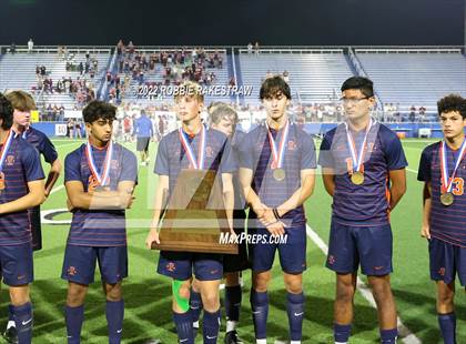 Thumbnail 3 in Seven Lakes vs. Plano (UIL 6A Boys Soccer State Semifinal) photogallery.