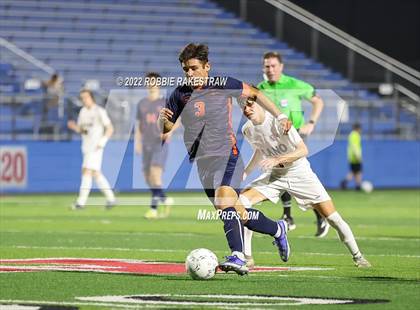 Thumbnail 3 in Seven Lakes vs. Plano (UIL 6A Boys Soccer State Semifinal) photogallery.
