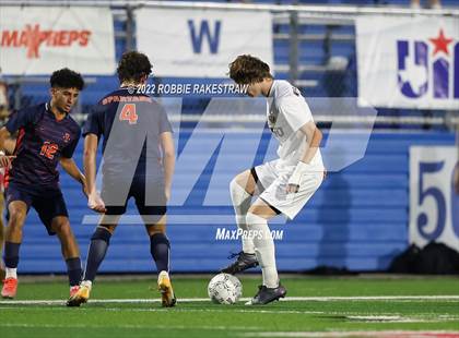 Thumbnail 3 in Seven Lakes vs. Plano (UIL 6A Boys Soccer State Semifinal) photogallery.