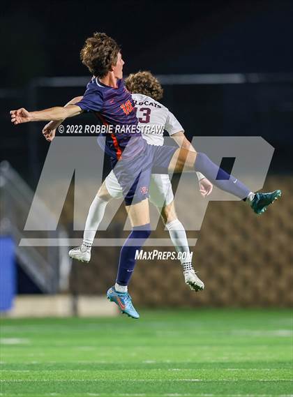 Thumbnail 1 in Seven Lakes vs. Plano (UIL 6A Boys Soccer State Semifinal) photogallery.