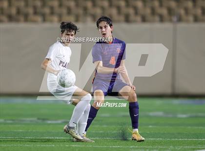 Thumbnail 2 in Seven Lakes vs. Plano (UIL 6A Boys Soccer State Semifinal) photogallery.