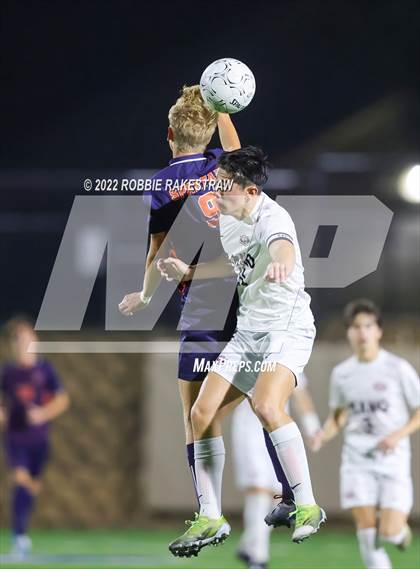 Thumbnail 1 in Seven Lakes vs. Plano (UIL 6A Boys Soccer State Semifinal) photogallery.